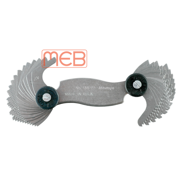 Bộ dưỡng đo bước ren 188-111( 4-42TPI x 30lá ) Mitutoyo
