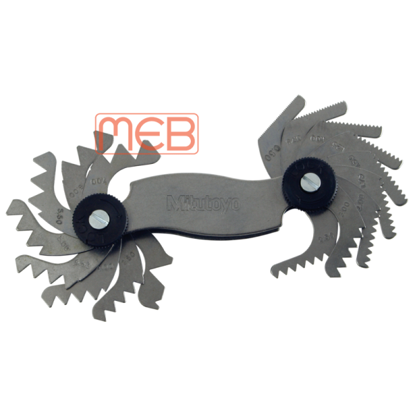 Bộ dưỡng đo bước ren 188-121 ( 0.4-7mm/18 lá ) Mitutoyo