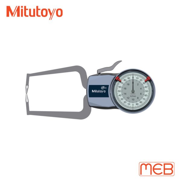 Compa đo ngoài độ dày đồng hồ cơ khí 0-20mm, 0.01mm ( 209-404 ) Mitutoyo